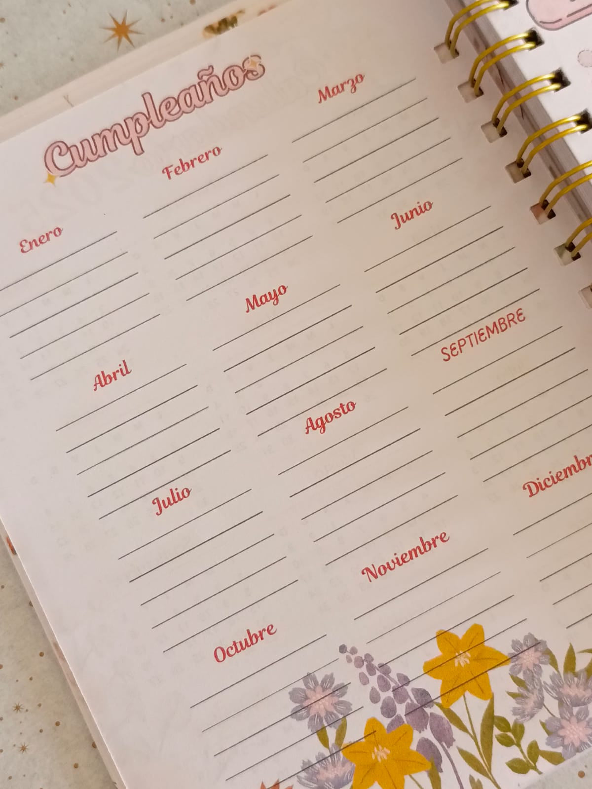 AGENDA MINIMALISTA MAMÁ