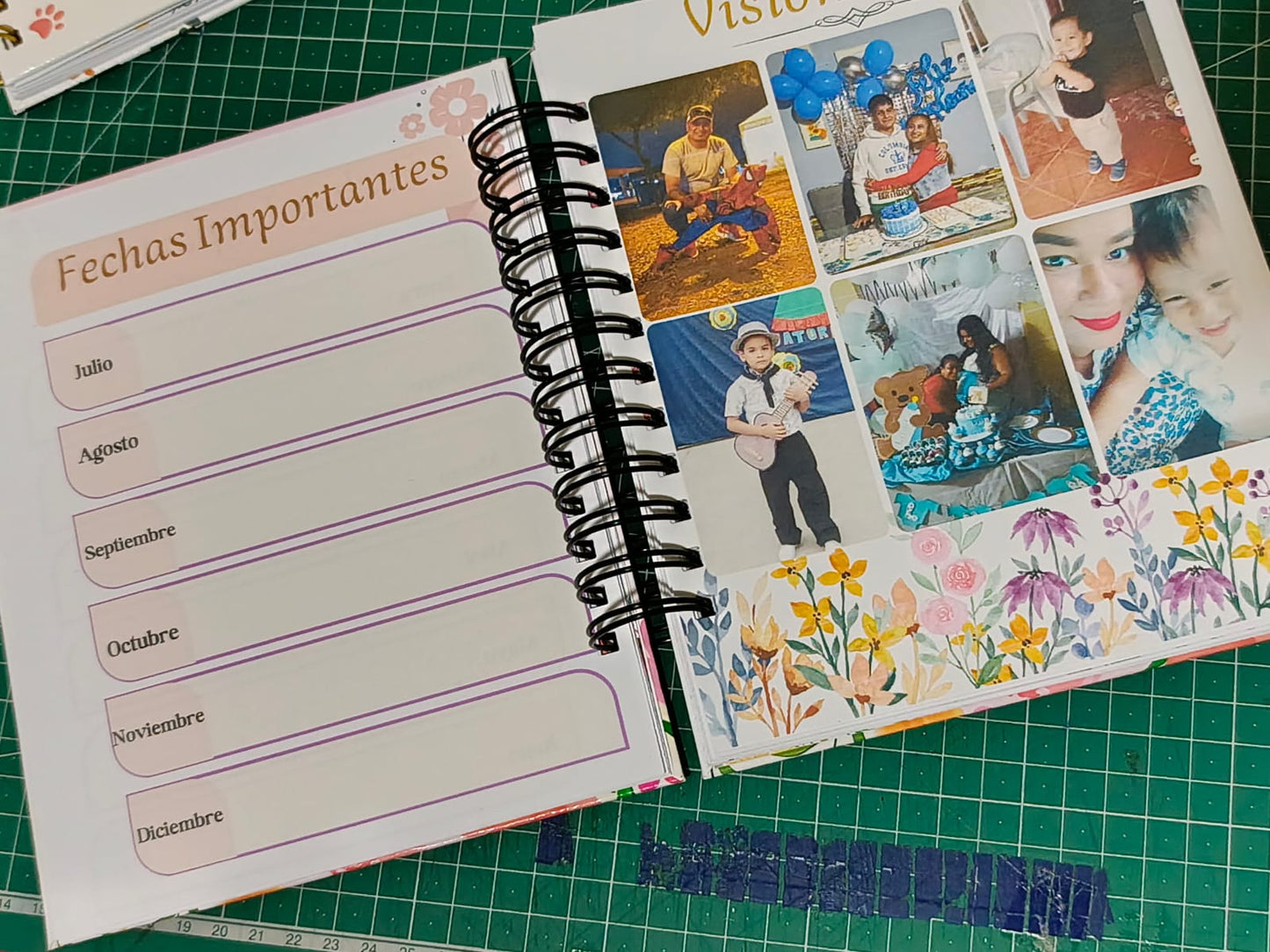 AGENDA FAMILIAR 2 – DISEÑO FLORAL Y MINIMALISTA