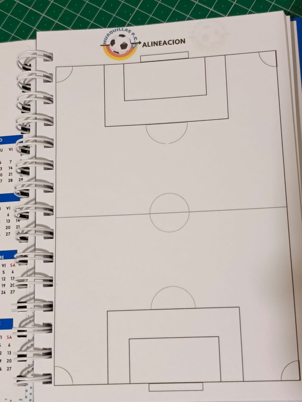CUADERNO DEPORTIVO - DIRECTOR TÉCNICO