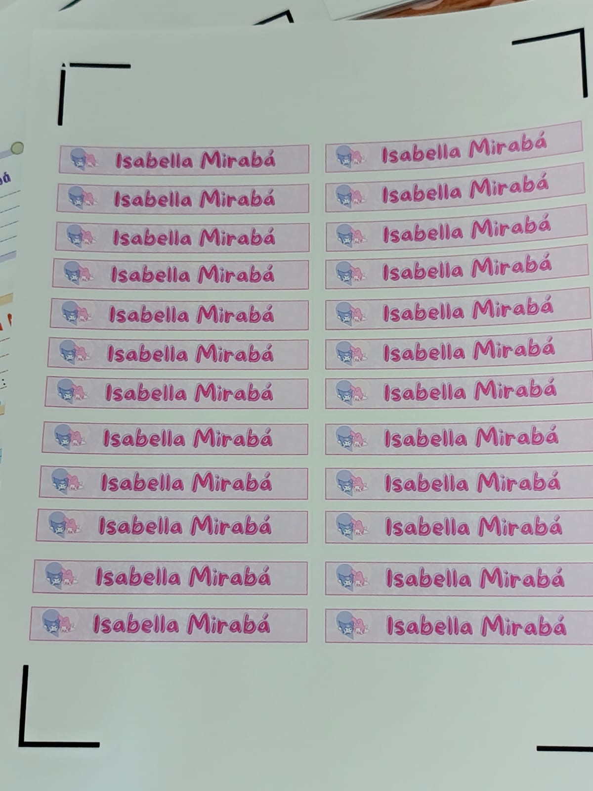 MEMBRETES PARA ESFEROS PERSONALIZADOS