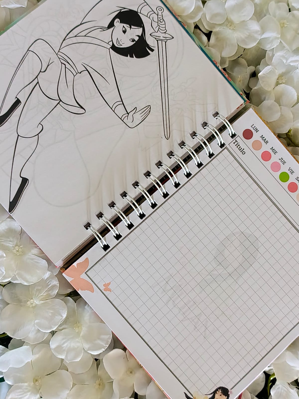 CUADERNO INFANTIL MULAN
