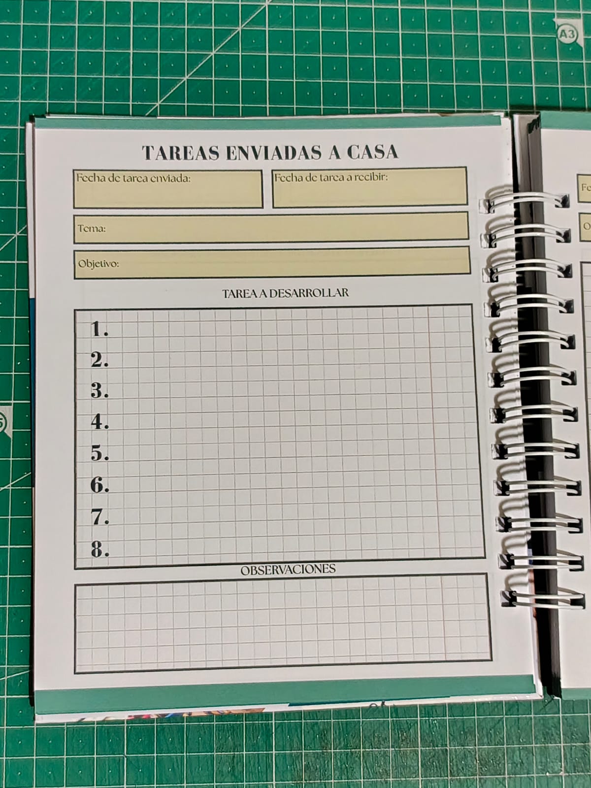AGENDA  DE TAREAS – DOCENTE
