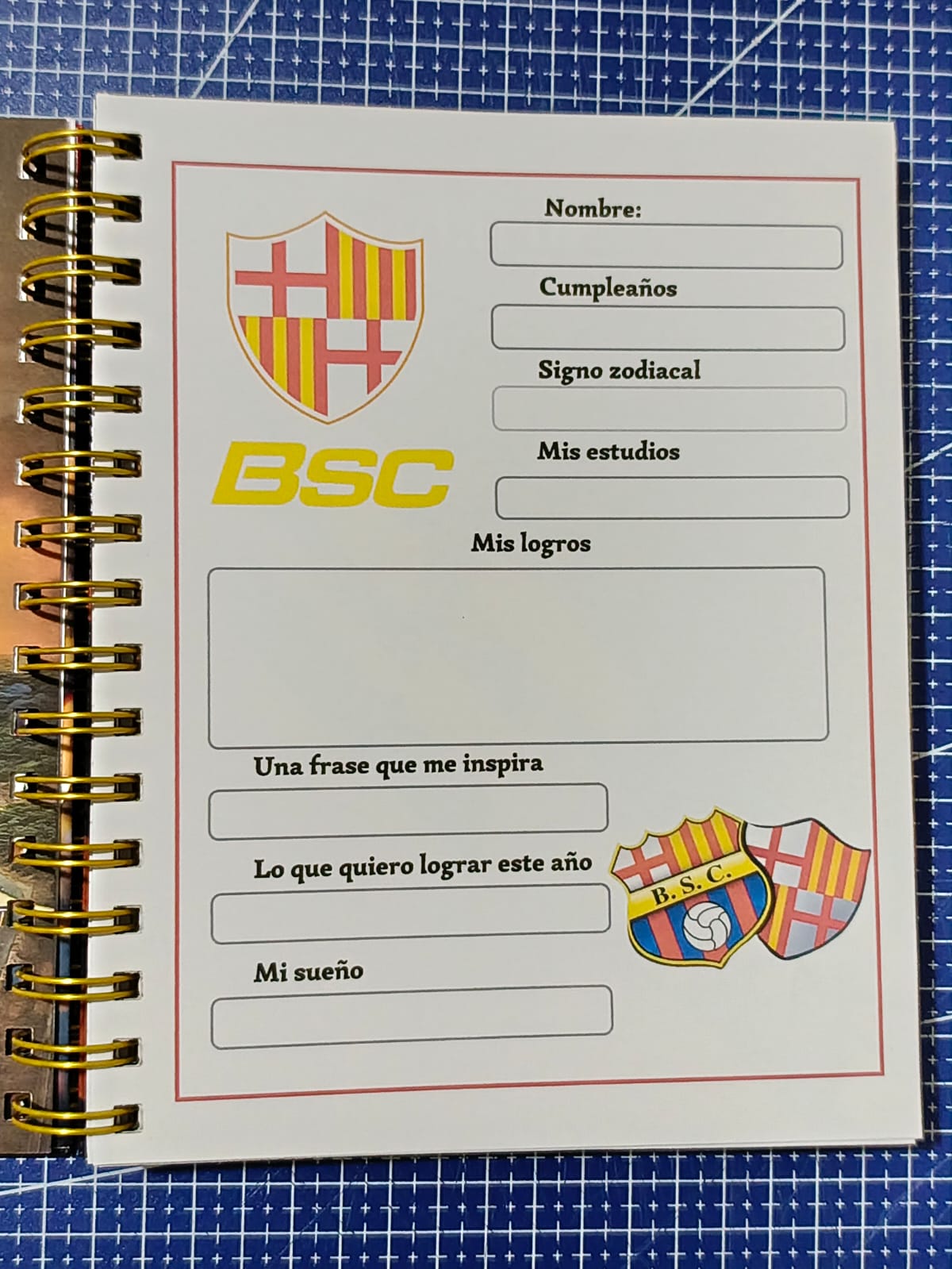 CUADERNO DEPORTIVO BARCELONA SC