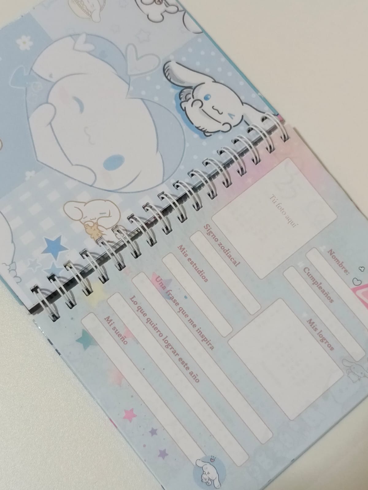 CUADERNO INFANTIL CINNAMOROLL