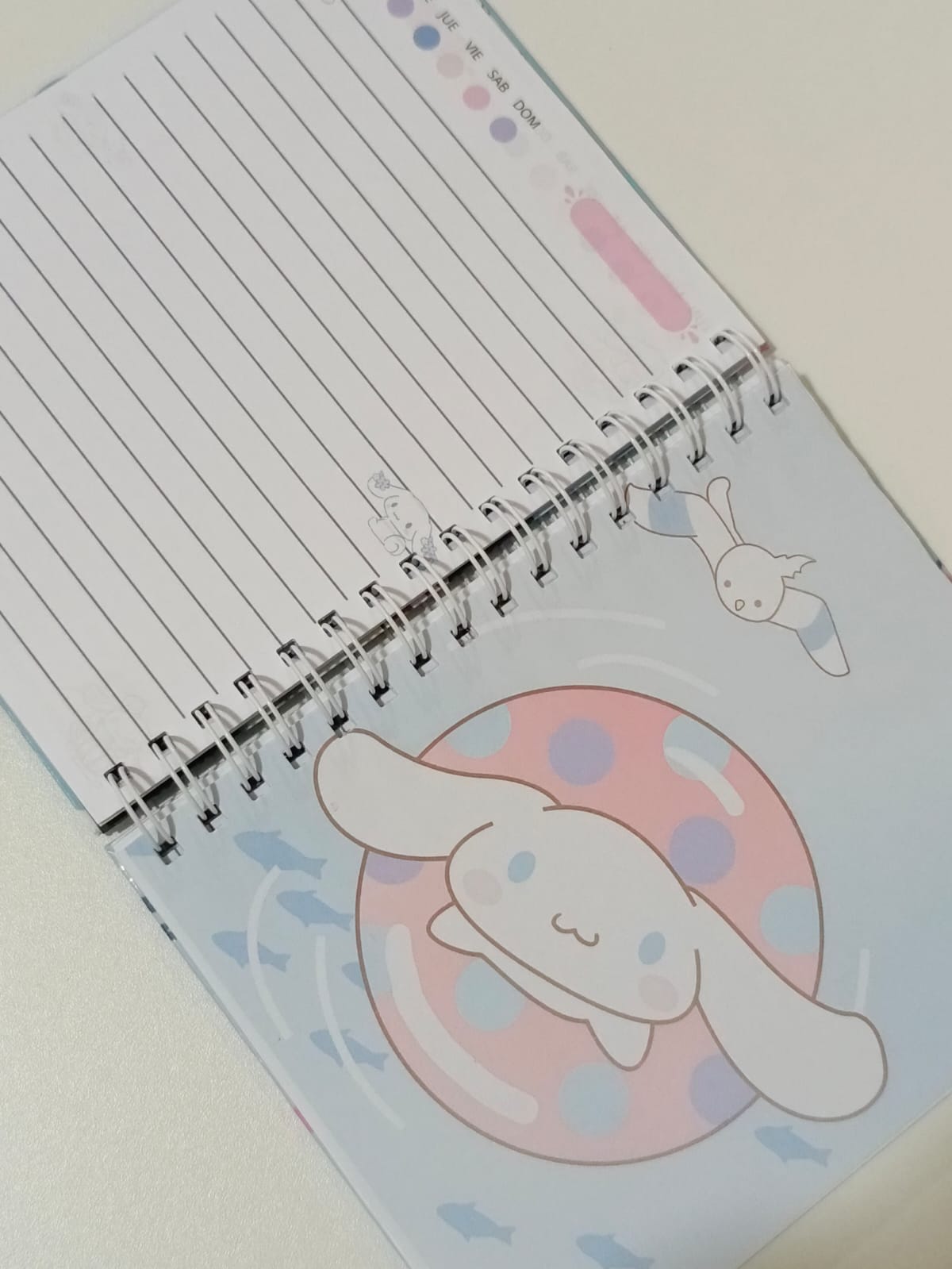 CUADERNO INFANTIL CINNAMOROLL