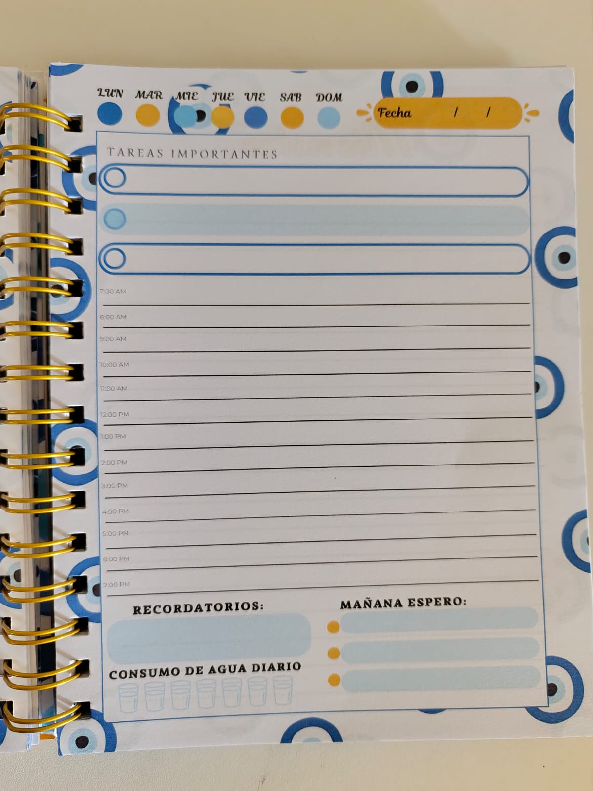 PLANNER OJO TURCO