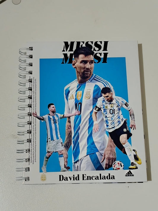 CUADERNO DEPORTIVO MESSI