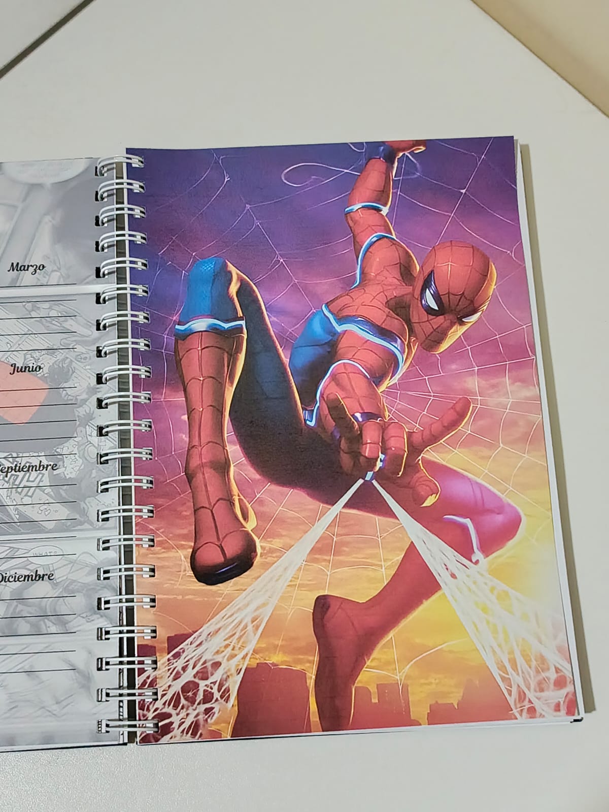 CUADERNO INFANTIL SPIDERMAN