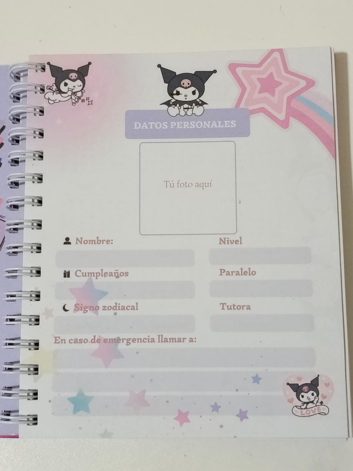 CUADERNO INFANTIL KUROMI 1 – DULCE Y REBELDE