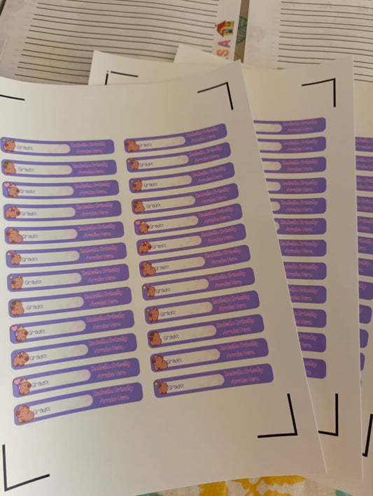 MEMBRETES PARA ESFEROS PERSONALIZADOS
